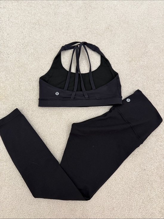 lululemon athletica Pants - Lululemon Black Energy Bra & Leggings Set
